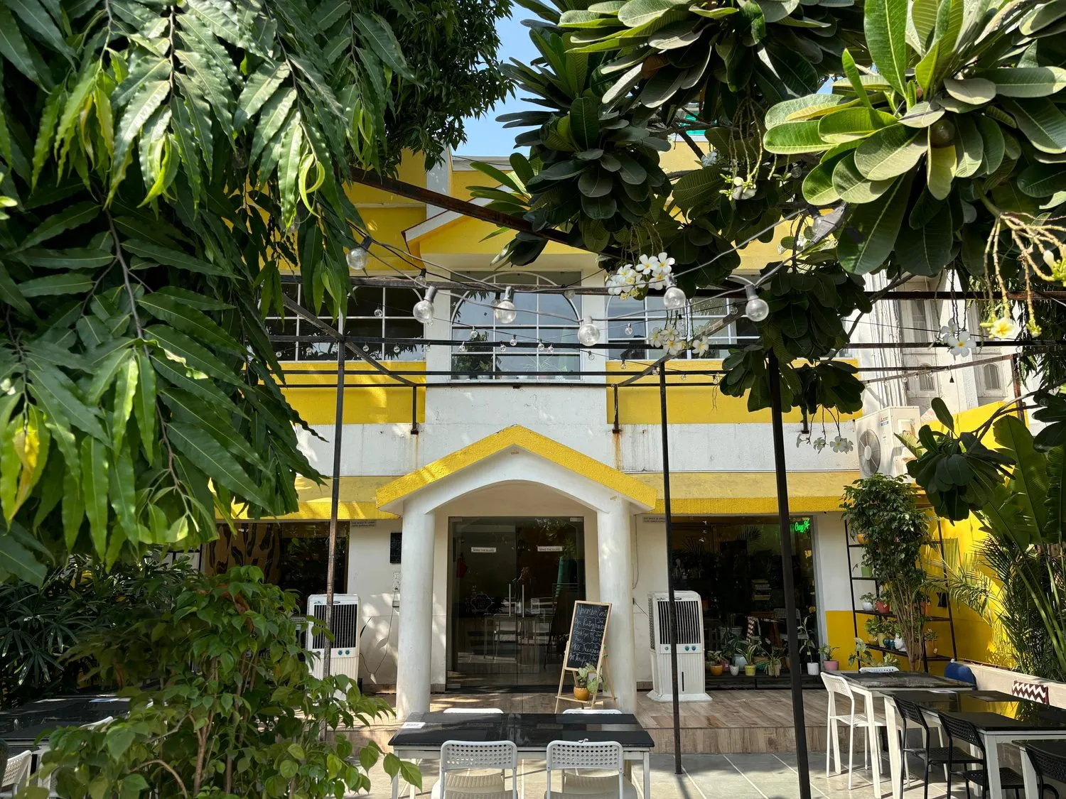 Our heritage yellow building